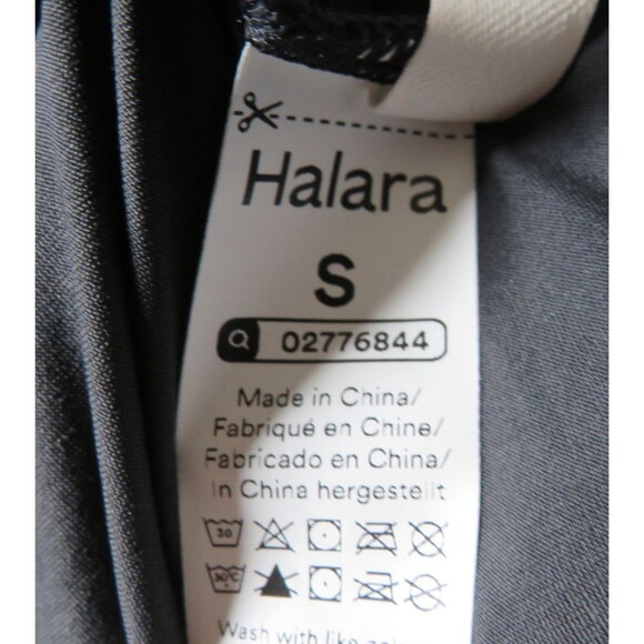 Halara Black Contrast Mesh Curved Hem Cool Touch Quick Dry Active Tank Sz Small - Picture 4 of 9